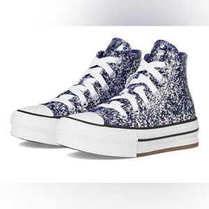 Converse Eva Lift Indigo Night Glitter Hitops